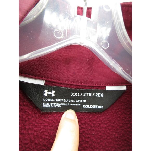 Fordham Rams Football Jacket XXL Under Armour Cold Gear Loose 1/4 Zip - Picture 11 of 15